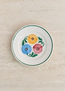 Sezane La Sélection Vintage|Assiettes à Dessert Anciennes, Fleurs Des Champs