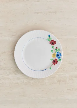 Sezane La Sélection Vintage|Assiettes à Dessert Anciennes, Fleurs Des Champs