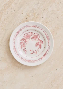 Sezane La Sélection Vintage|Assiettes à Dessert Anciennes, Fleuries