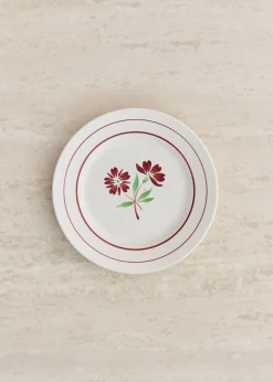 Sezane La Sélection Vintage|Assiettes à Dessert Anciennes, Fleuries