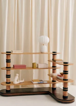 Sezane La Sélection Vintage|Bibliothèque D'angle Italienne Vintage