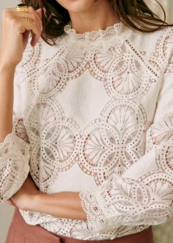 Sezane Chemises & Blouses|Blouse Bianca