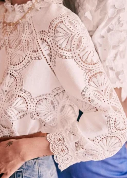 Sezane Chemises & Blouses|Blouse Bianca