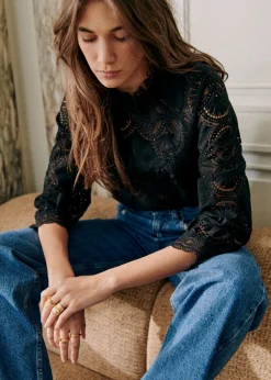 Sezane Chemises & Blouses|Blouse Bianca
