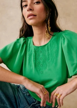 Sezane Chemises & Blouses|Blouse Juna