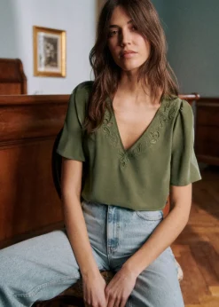 Sezane Chemises & Blouses|Blouse Minara