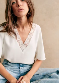 Sezane Chemises & Blouses|Blouse Sylla
