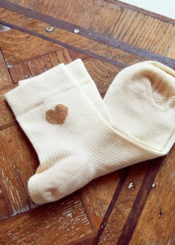 Sezane Chaussettes|Chaussettes Coeur