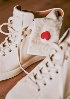 Sezane Chaussettes|Chaussettes Coeur