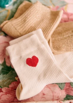 Sezane Chaussettes|Chaussettes Coeur