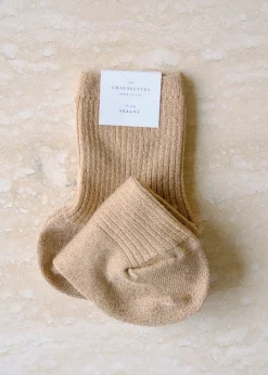 Sezane Chaussettes|Chaussettes Lurex