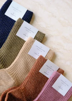 Sezane Chaussettes|Chaussettes Lurex
