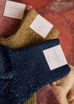 Sezane Chaussettes|Chaussettes Lurex