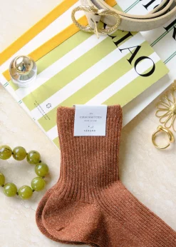 Sezane Chaussettes|Chaussettes Lurex