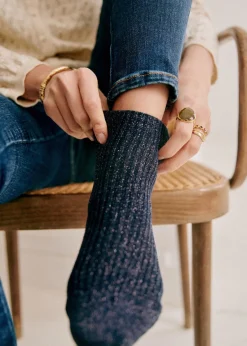 Sezane Chaussettes|Chaussettes Lurex