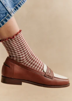 Sezane Chaussettes|Chaussettes Vichy