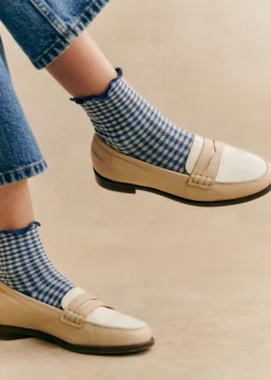 Sezane Chaussettes|Chaussettes Vichy