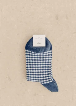 Sezane Chaussettes|Chaussettes Vichy