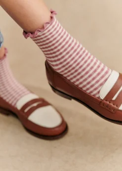 Sezane Chaussettes|Chaussettes Vichy