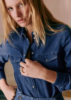 Sezane Chemises & Blouses|Chemise Alba