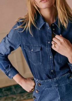 Sezane Chemises & Blouses|Chemise Alba