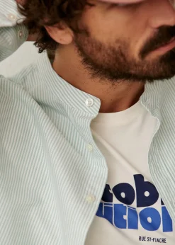 Sezane Chemises col mao|Chemises oxford|Chemise Benny Oxford