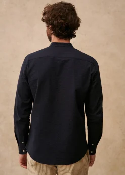 Sezane Chemises seersucker|Chemises rayures|Chemise Benny Seersucker
