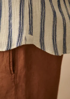 Sezane Chemises rayures|Chemise Charlie Coton Léger