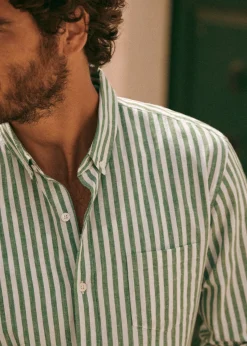 Sezane Chemises rayures|Chemises coton lin|Chemise Charlie Coton Lin