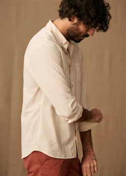 Sezane Chemises rayures|Chemises coton lin|Chemise Charlie Coton Lin