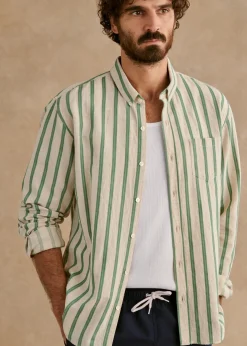 Sezane Chemises & Blouses|Chemise Charlie Coton Lin