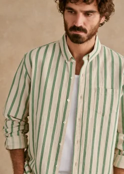 Sezane Chemises & Blouses|Chemise Charlie Coton Lin