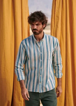 Sezane Chemises & Blouses|Chemise Charlie Coton Lin