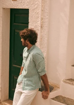 Sezane Chemises & Blouses|Chemise Charlie Coton Lin