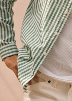 Sezane Chemises & Blouses|Chemise Charlie Coton Lin