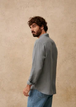 Sezane Chemises lin|Le Bain|Chemise Charlie Lin