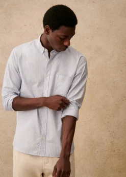 Sezane Chemises rayures|Chemises oxford|Chemise Charlie Oxford
