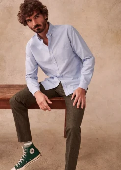 Sezane Chemises rayures|Chemises oxford|Chemise Charlie Oxford