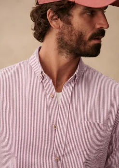Sezane Chemises rayures|Chemises seersucker|Chemise Charlie Seersucker
