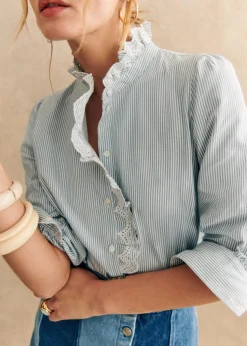 Sezane Chemises & Blouses|Chemise Chlo