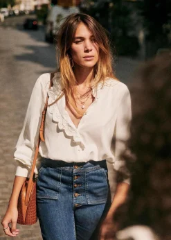 Sezane Chemises & Blouses|Chemise Chlo