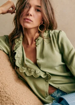 Sezane Chemises & Blouses|Chemise Chlo