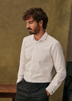 Sezane Costumes|Chemises formelles|Chemise Garvin Pinpoint