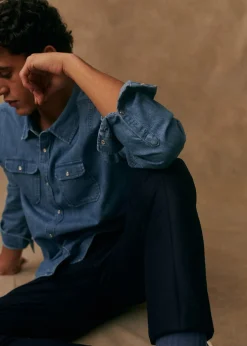 Sezane Chemises denim|Chemise Haley