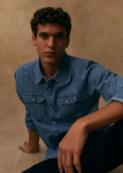 Sezane Chemises denim|Chemise Haley