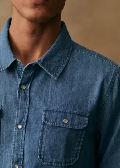 Sezane Chemises denim|Chemise Haley