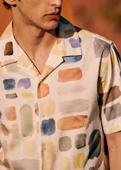 Sezane Chemises manches courtes|Chemises coton lin|Chemise Holt