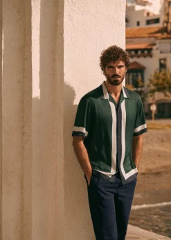 Sezane Chemises manches courtes|Chemises coton lin|Chemise Holt