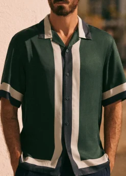 Sezane Chemises manches courtes|Chemises coton lin|Chemise Holt