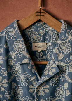 Sezane Chemises manches courtes|Chemises coton lin|Chemise Holt